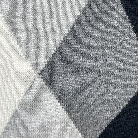 Vintage Mens Old Money Argyle Preppy Sweater Vest Large Ivy League Neutral Layer - Picture 4 of 10